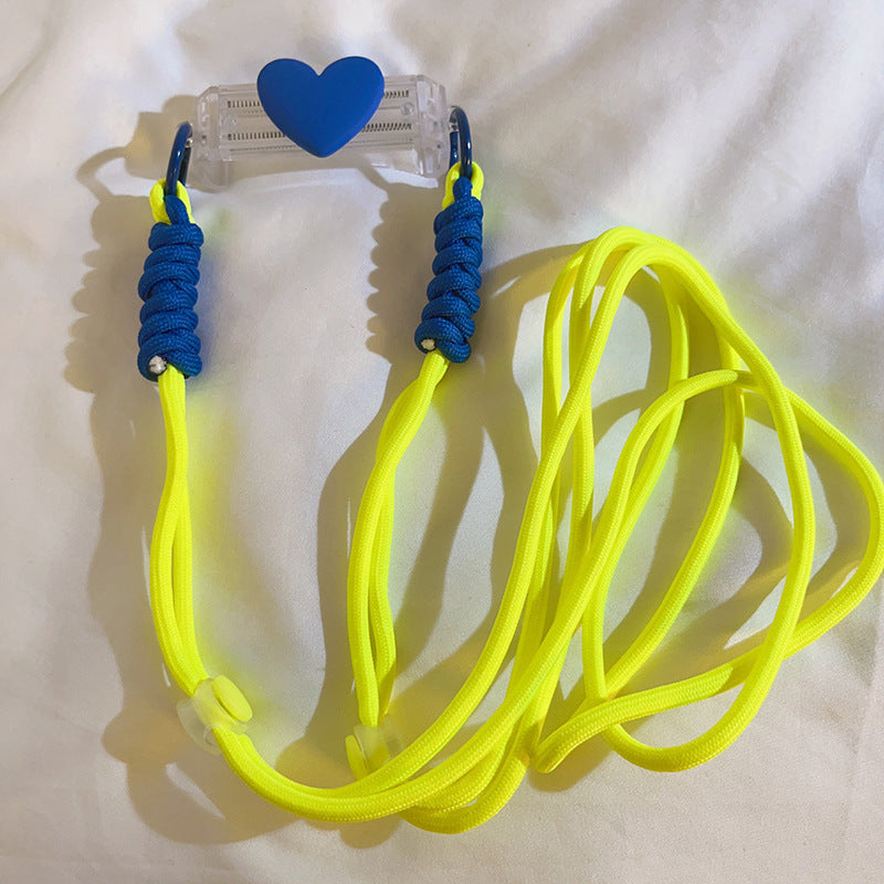 Good-looking Small Love Back Splint Mobile Phone Lanyard Universal