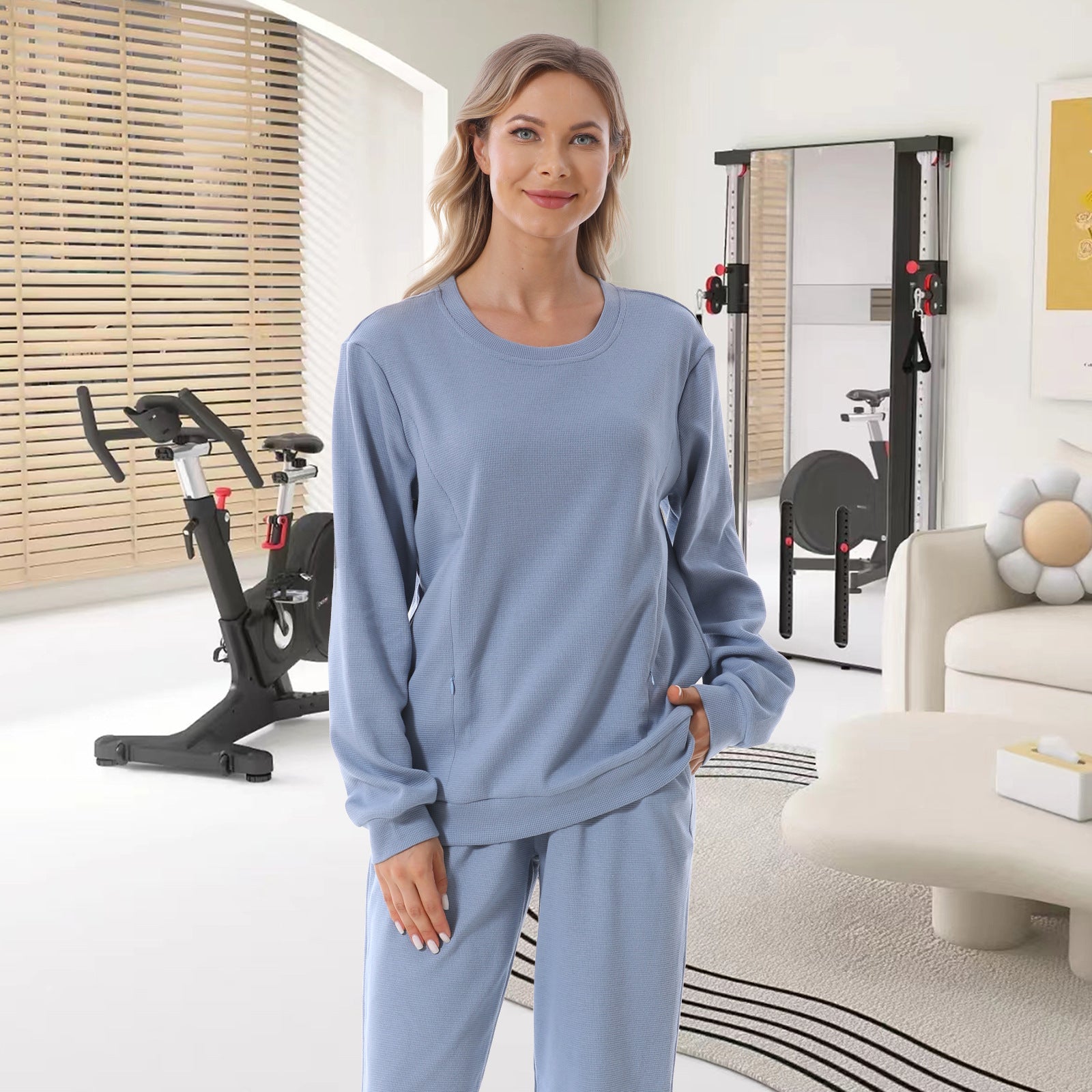 European And American Autumn And Winter Pregnant Women Long Sleeve Nursing Hoodie