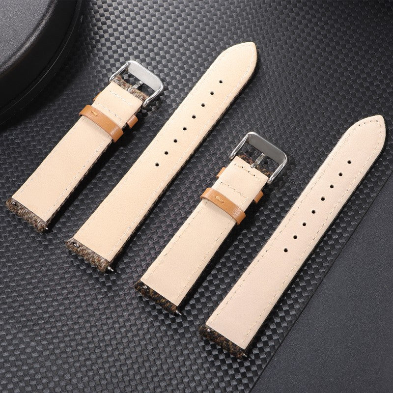 Tweed Vintage Leather Watch Belt