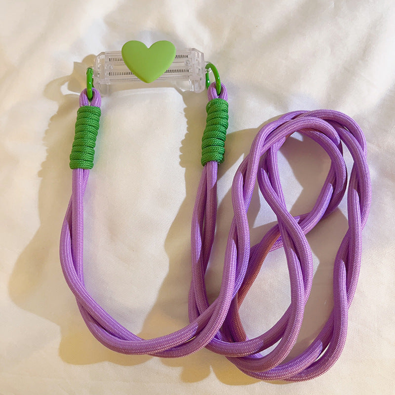 Good-looking Small Love Back Splint Mobile Phone Lanyard Universal