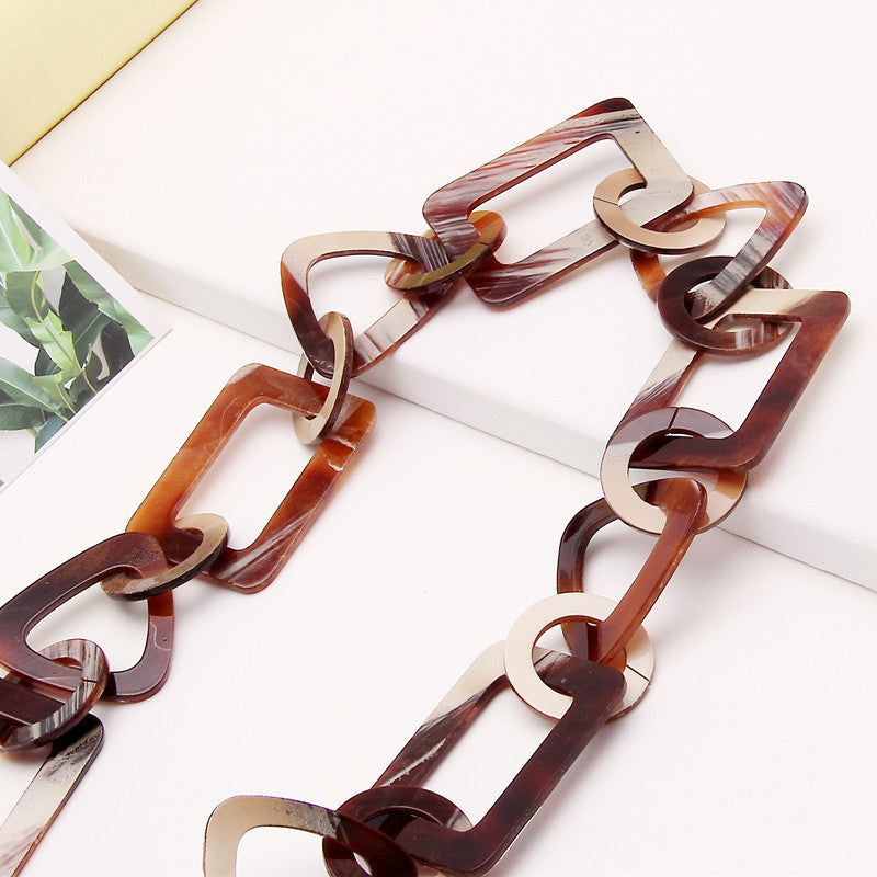 Versatile Pearl Acetate Long Sweater Chain