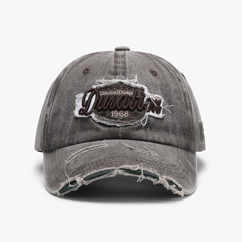 Spring Soft Top Letter Three-dimensional Embroidery Men&