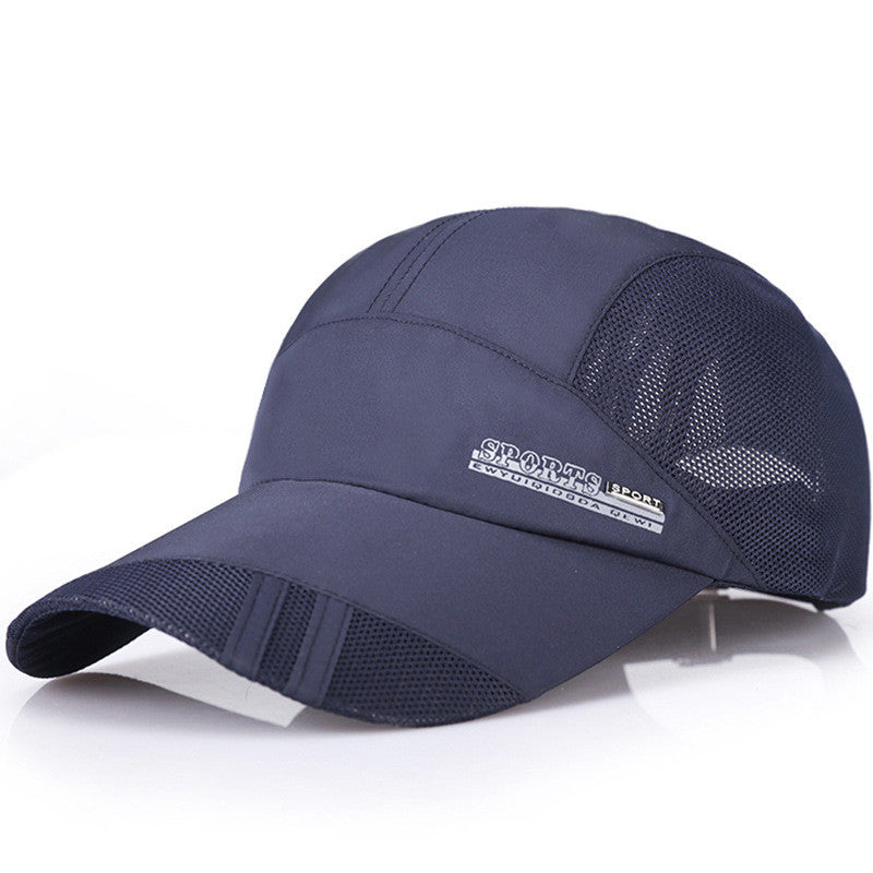Outdoor Sports Quick Drying Sunscreen Baseball Net Cap