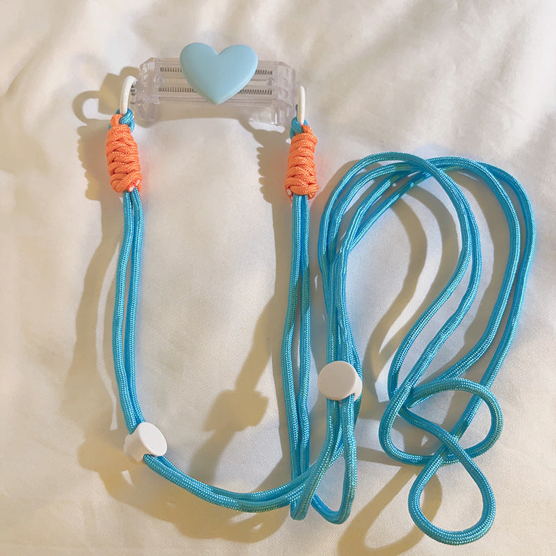 Good-looking Small Love Back Splint Mobile Phone Lanyard Universal