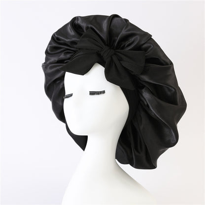 Satin Ribbon Round Hat Bow Imitation Silk Beauty And Hair Care