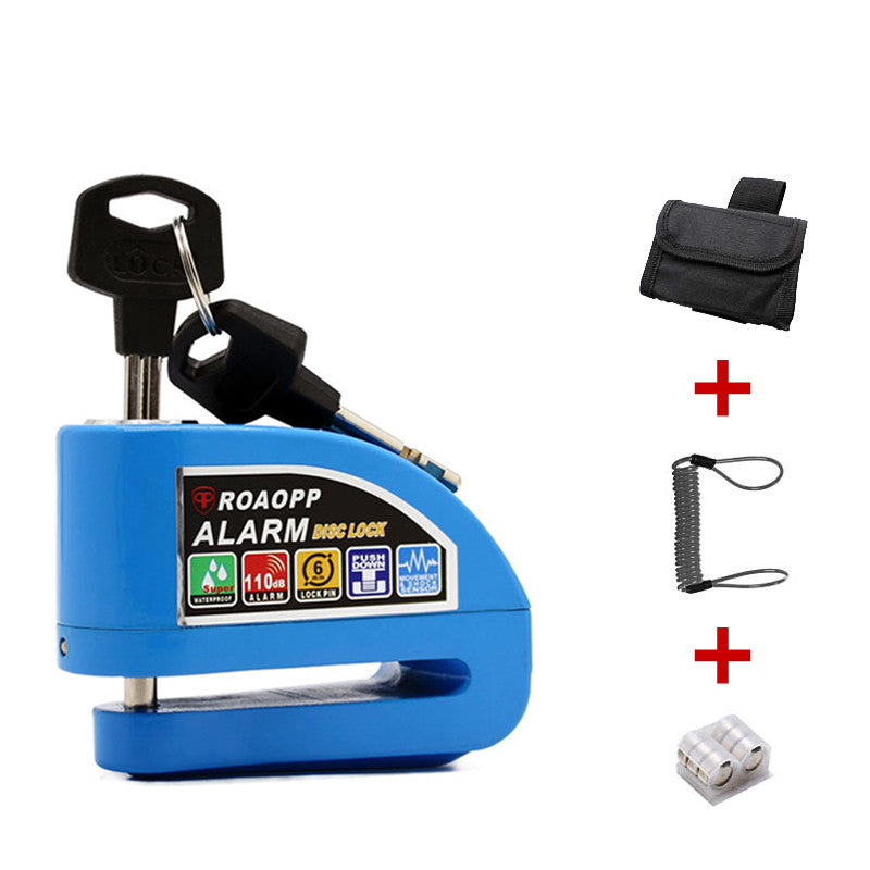 Aluminum Alloy Calf lock Alarm Disc Brake Lock Motorcycle Lock