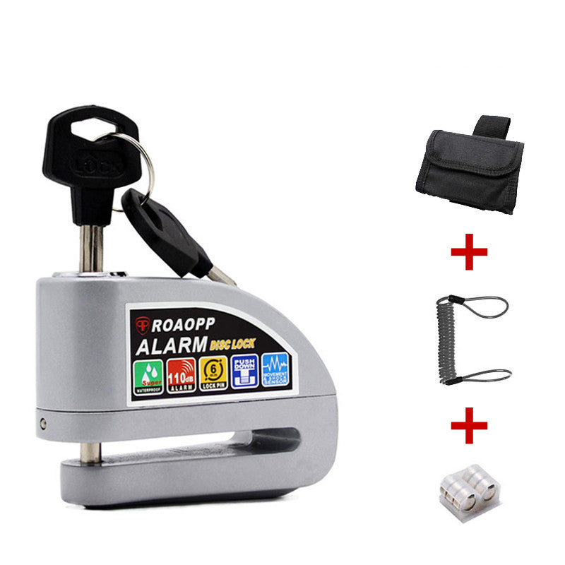 Aluminum Alloy Calf lock Alarm Disc Brake Lock Motorcycle Lock