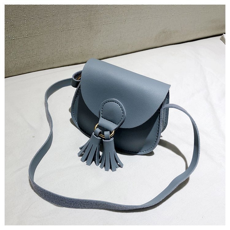 Casual One-Shoulder Small Satchel Tassel Girls Children&