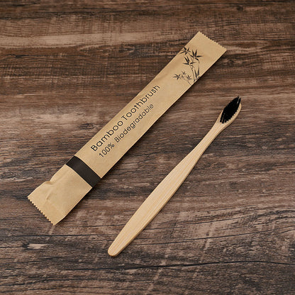 10Pcs Colorful Toothbrush Natural Bamboo Tooth Brush Set Soft Bristle Charcoal Teeth Eco Bamboo Toothbrushes Dental Oral Care