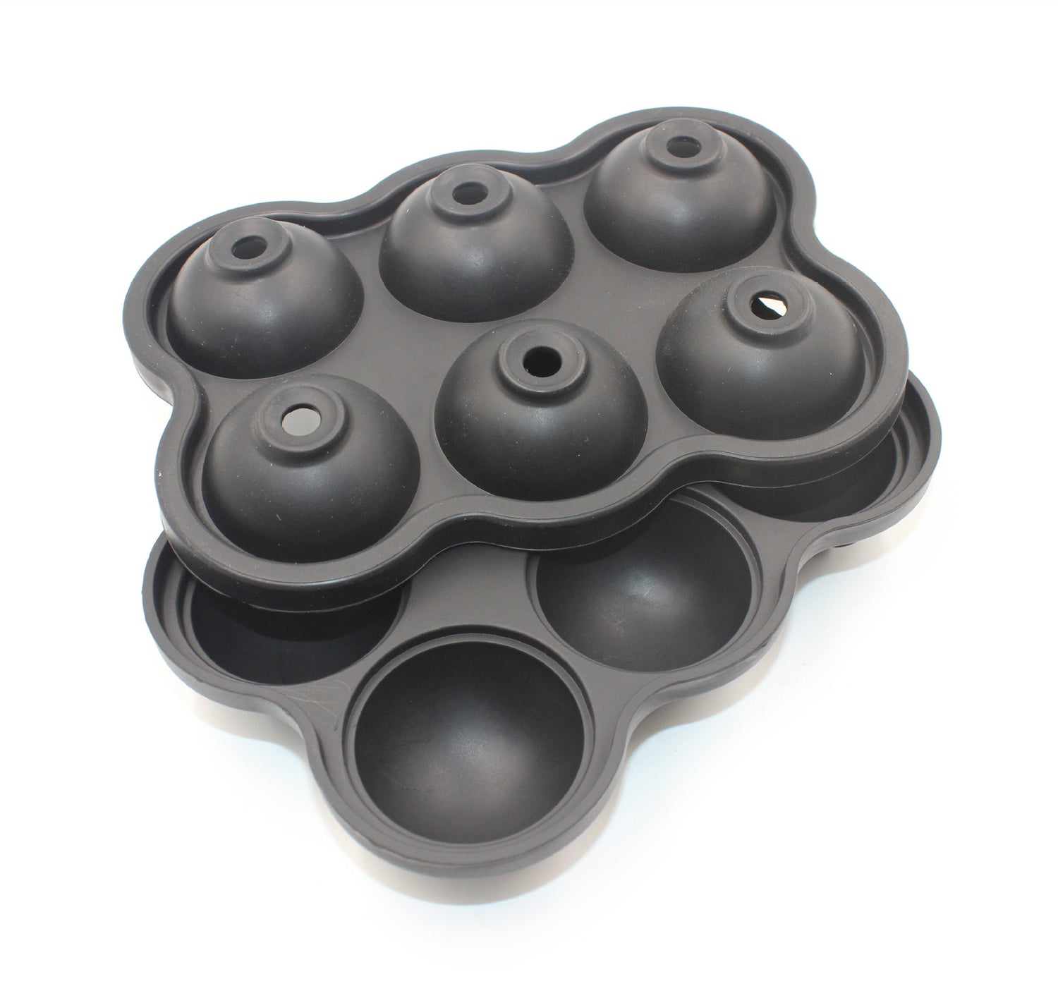 Large Ice Cube Maker Silicone Mold 6 Cell Big Sphere Ice Ball Tray Whiskey Wine Cocktail Party Bar Accessories Kitchen Gadgets