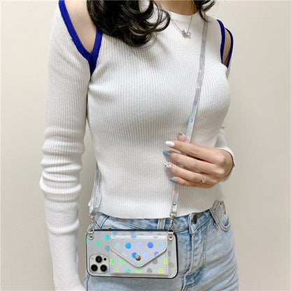 Diagonal Card Case, Mobile Case For Case, Full Package