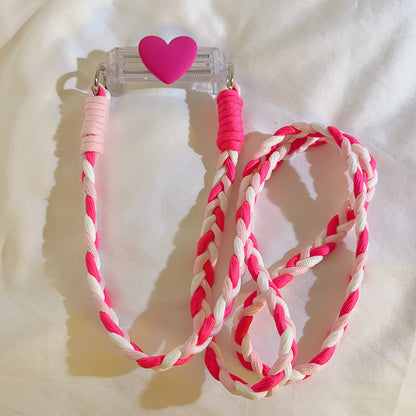Good-looking Small Love Back Splint Mobile Phone Lanyard Universal