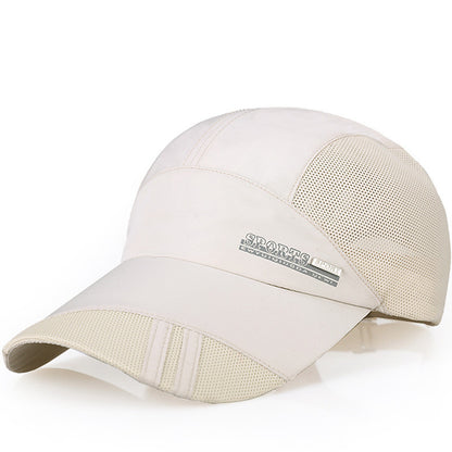 Outdoor Sports Quick Drying Sunscreen Baseball Net Cap