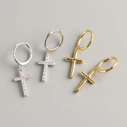 European And American Trendy Cross Ear Clips