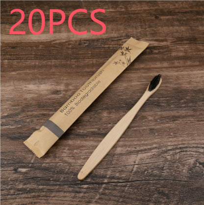 10Pcs Colorful Toothbrush Natural Bamboo Tooth Brush Set Soft Bristle Charcoal Teeth Eco Bamboo Toothbrushes Dental Oral Care