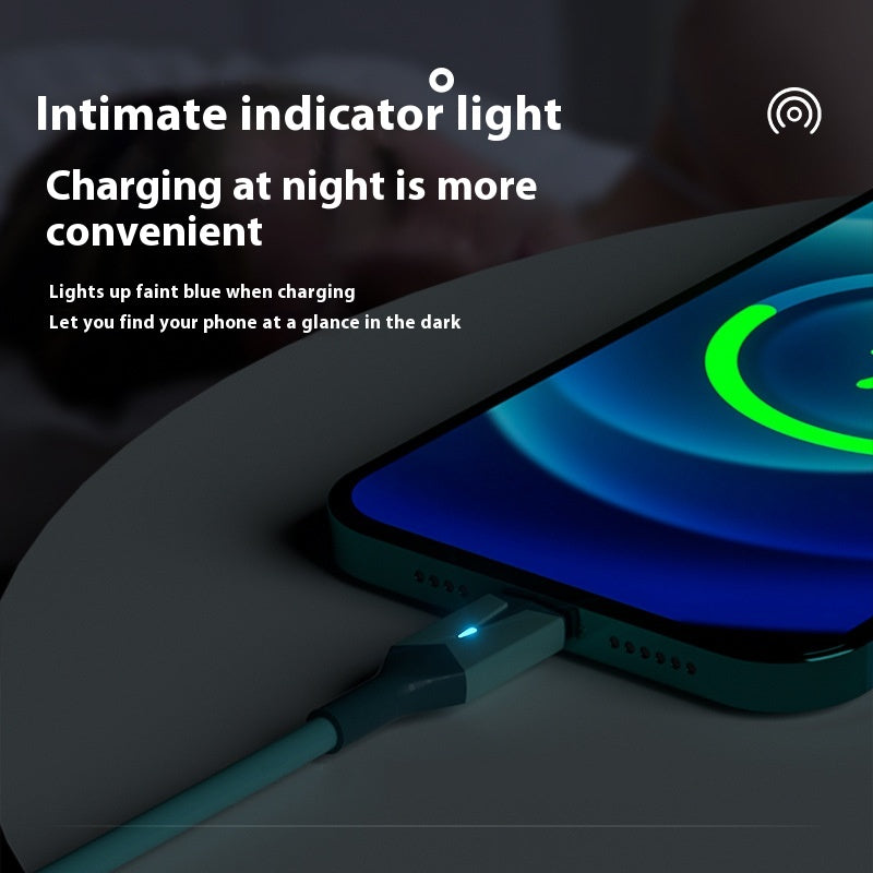 Liquid Flexible Glue With Light Mobile Phone Charging Fast Charge Data Cable