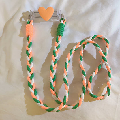 Good-looking Small Love Back Splint Mobile Phone Lanyard Universal