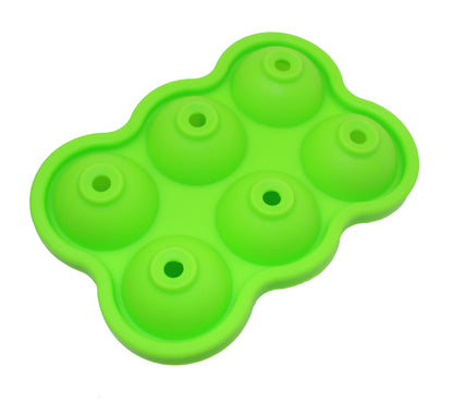 Large Ice Cube Maker Silicone Mold 6 Cell Big Sphere Ice Ball Tray Whiskey Wine Cocktail Party Bar Accessories Kitchen Gadgets