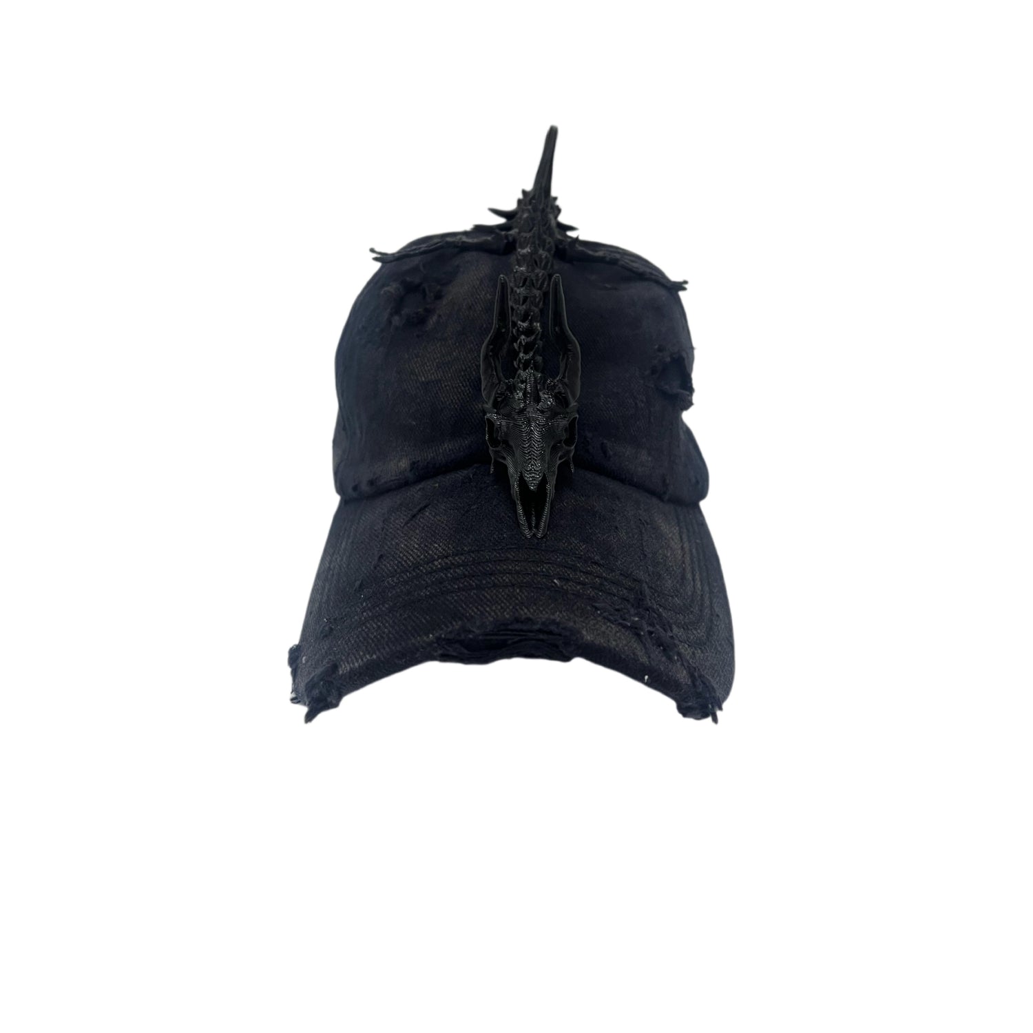 Hand-damaged Worn Looking Washed-out Hat