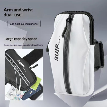 Universal Fitness Gear Arm Sleeves For Outdoor Morning Runs, Wrist Pouch