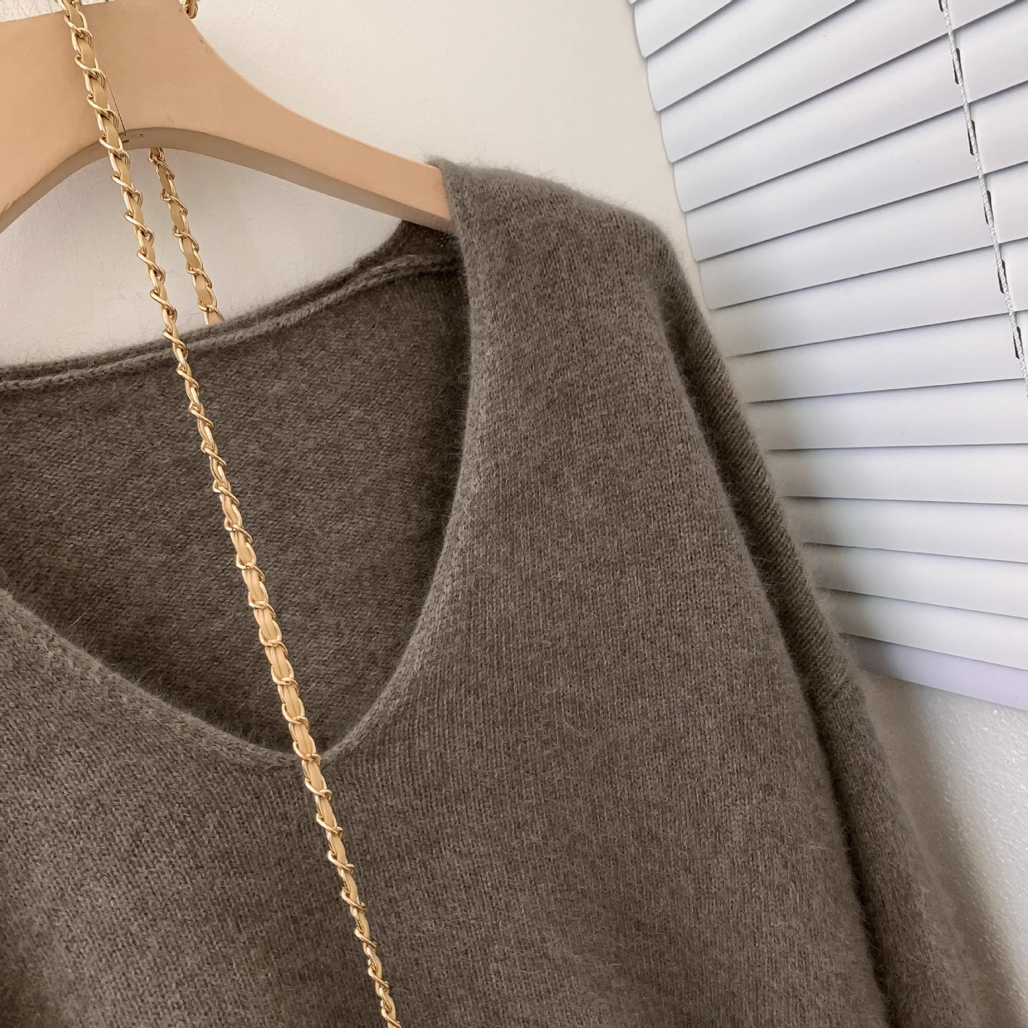 V Neck Baselayer Pullover Sweater For Women