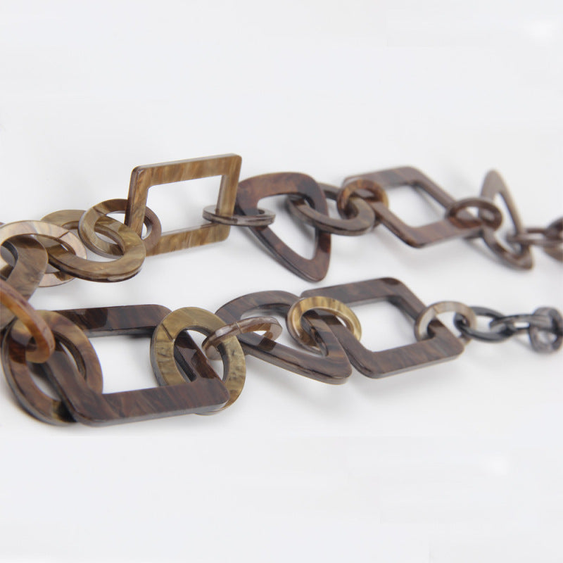 Versatile Pearl Acetate Long Sweater Chain