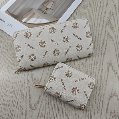 Simple And Stylish Single-zip Multi-cardholder Coin Purse