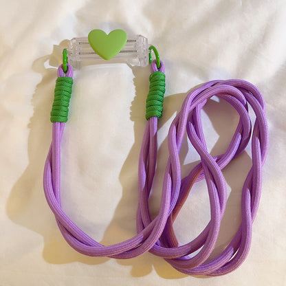 Good-looking Small Love Back Splint Mobile Phone Lanyard Universal