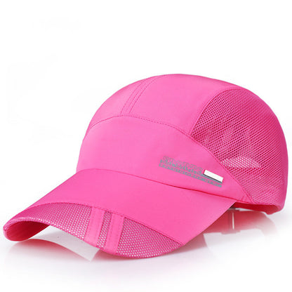 Outdoor Sports Quick Drying Sunscreen Baseball Net Cap