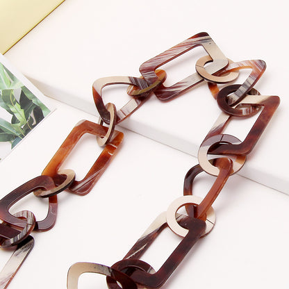 Versatile Pearl Acetate Long Sweater Chain
