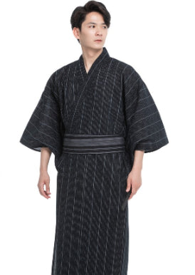 Yukata Home Leisure Set Traditional Bath Gown For Cool Breathable Wear At Home