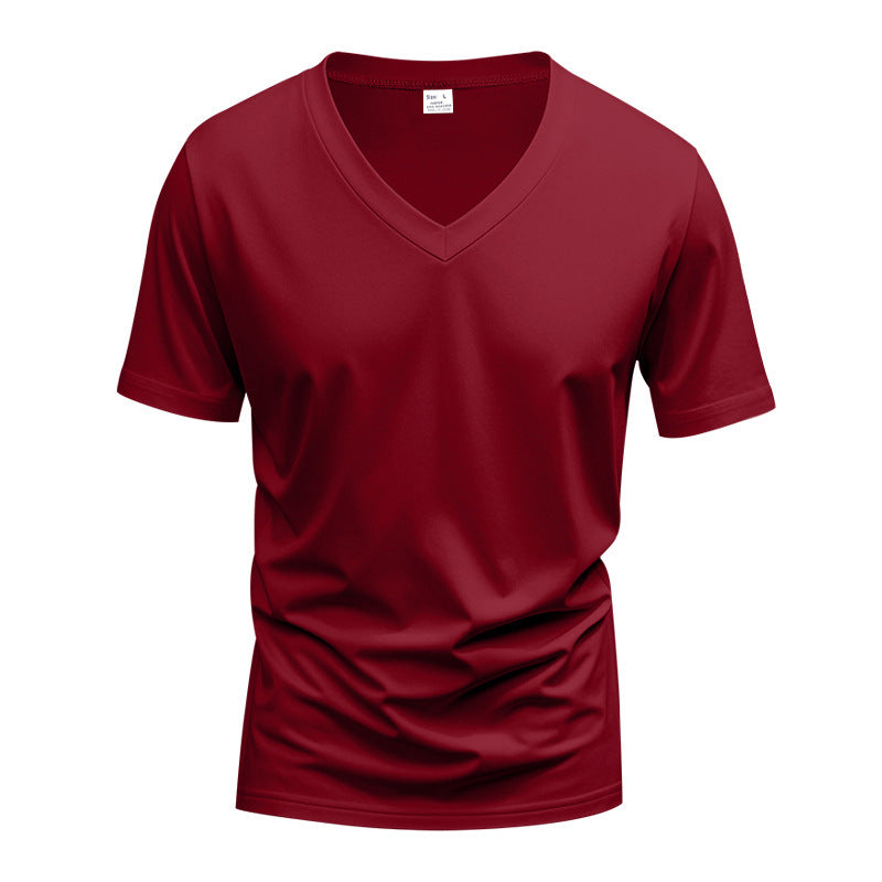 Solid Color Loose American Summer Men&