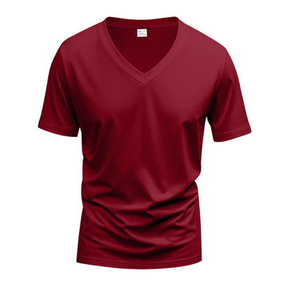 Solid Color Loose American Summer Men&