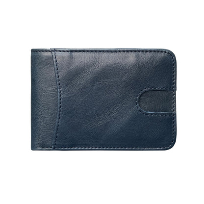 Oil-waxed Leather US Dollar Clip Card Holder