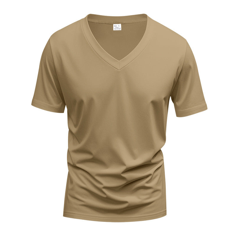 Solid Color Loose American Summer Men&