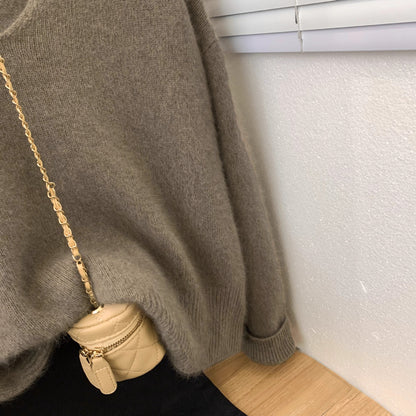 V Neck Baselayer Pullover Sweater For Women