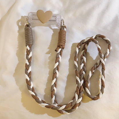 Good-looking Small Love Back Splint Mobile Phone Lanyard Universal