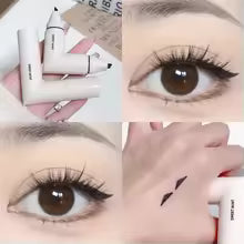 Waterproof Double-Wing Integrated Eyeliner Stamp - Sweat Proof &amp; Long Lasting Easy to Use for Beginners Lazy Makeup Stencil