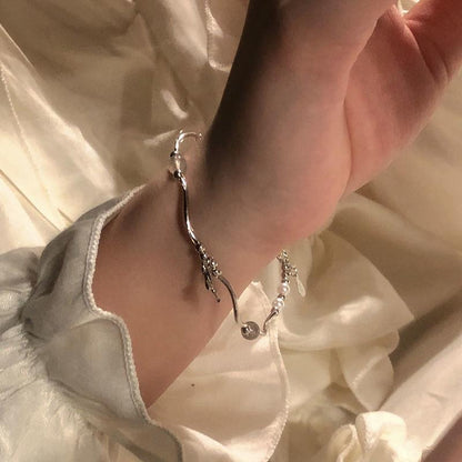 Pearl Fishtail Bracelet Light Luxury Female Summer Sweet