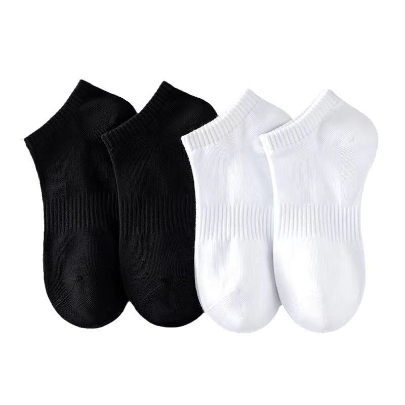 Solid-color Summer No-show Socks For Men And Women
