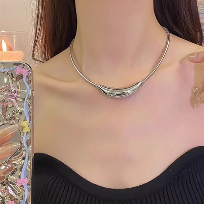 All-titanium Steel Necklace With A Premium Feel
