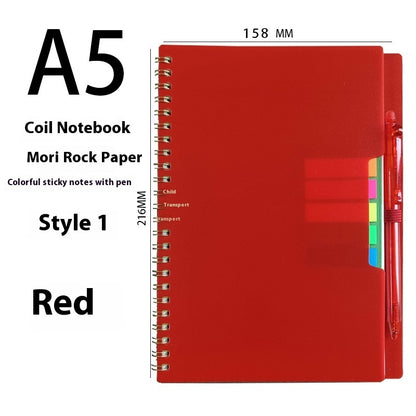 Erasable Coil Book Repeated Writing Draft Notebook Thick Waterproof Forest Rock Stone Paper Notebook Customization