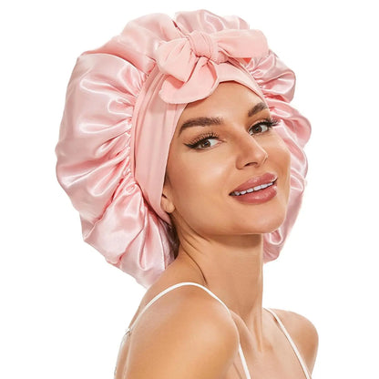 Satin Ribbon Round Hat Bow Imitation Silk Beauty And Hair Care