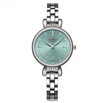 Waterproof Round Casual Womens Bracelet Watch