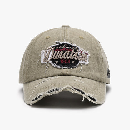 Spring Soft Top Letter Three-dimensional Embroidery Men&