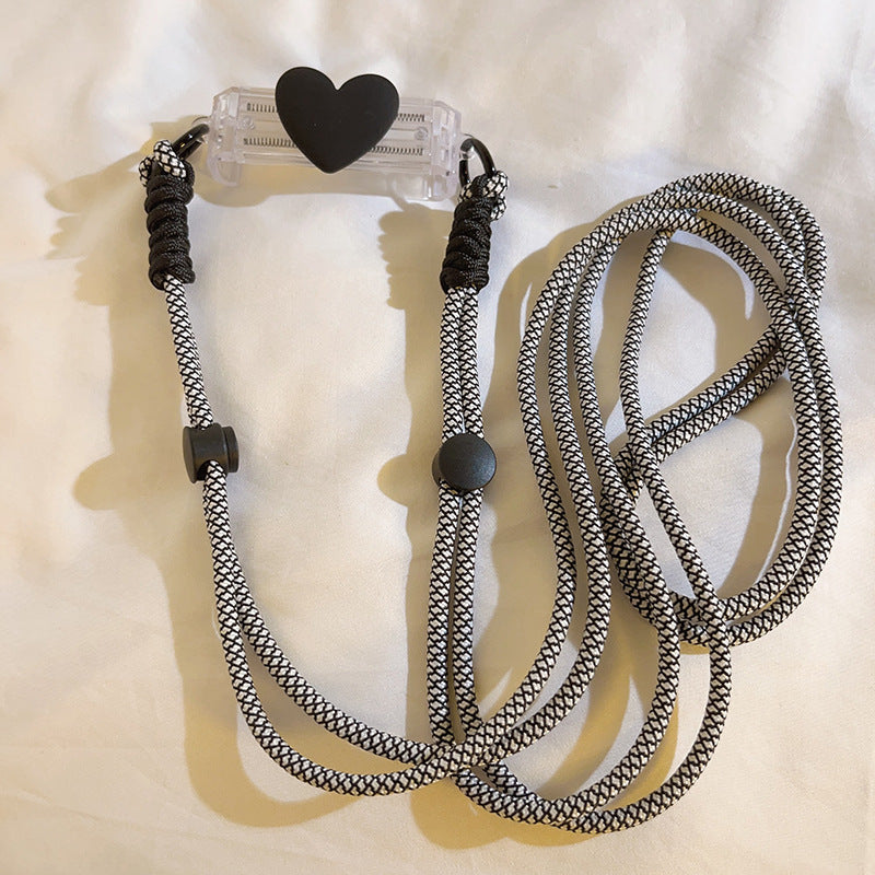 Good-looking Small Love Back Splint Mobile Phone Lanyard Universal