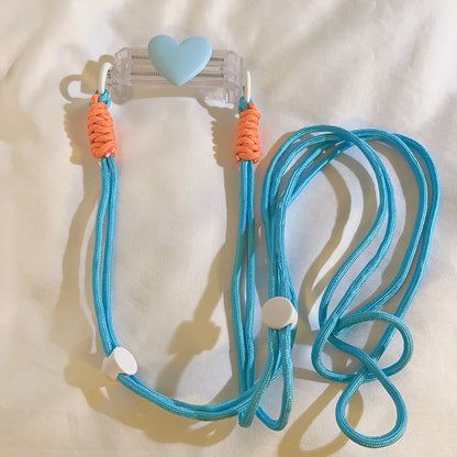 Good-looking Small Love Back Splint Mobile Phone Lanyard Universal