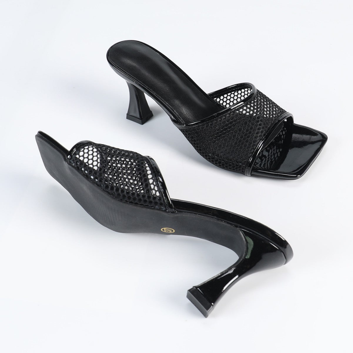 Mesh Slippers Womens Sandals Pointed Toe Open-toe Plus Size