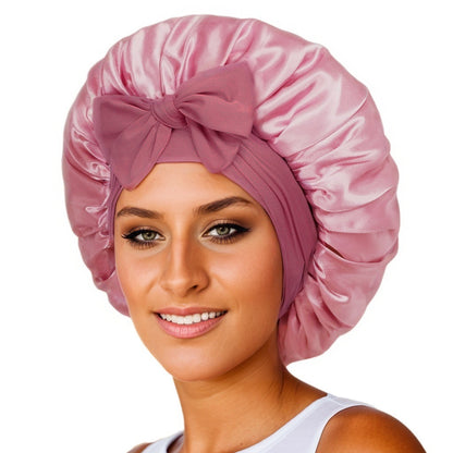Satin Ribbon Round Hat Bow Imitation Silk Beauty And Hair Care